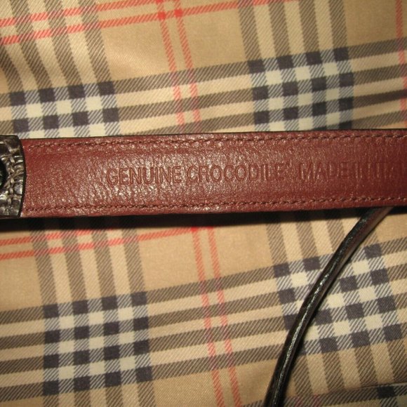 ❤️ DELUXE BRAND (GGDB) Venice Genuine Crocodile Belt - Size L main image 4